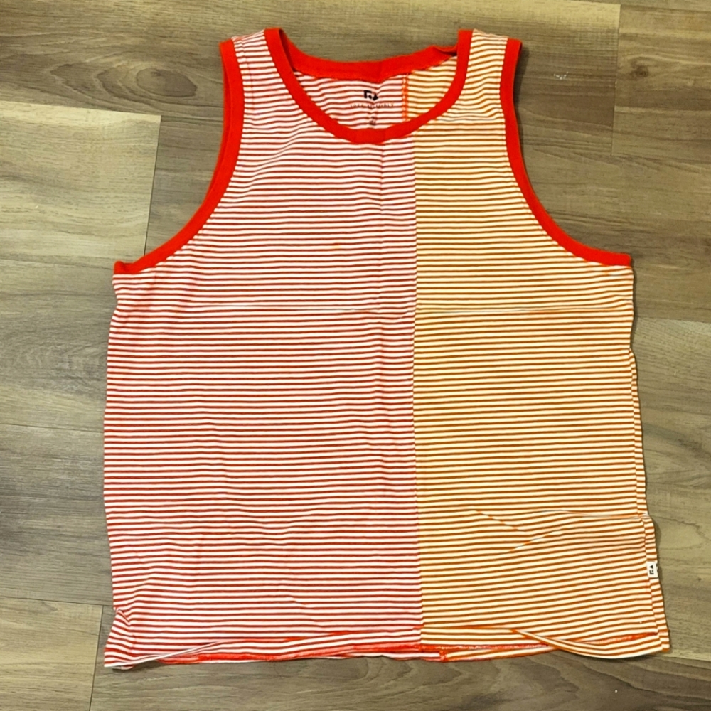Orange Stripe shirt